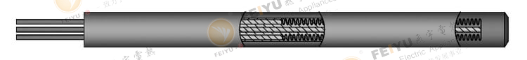 扁形加熱管結(jié)構圖05，盜用必究！